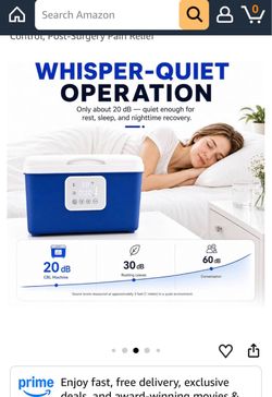 lux CryoBorealux Visit the Store 3.9 3.9 out of 5 stars (41) [CBL] Programmable Cold Therapy Machine, Ice Machine for Knee After Surgery with Knee & S