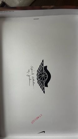 Air Jordan Special Edition Shoe Box Lid