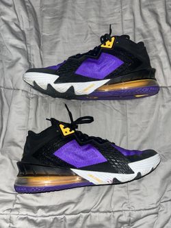 Used Lebron XVIII  “Laker Colorway” Size 11.5