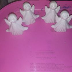Vintage Made In Italy Thun Bolzano Bozen Set Of 4 Carolers
