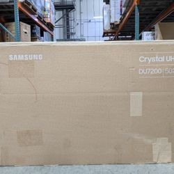 Samsung 50” Class DU7200 Series Crystal UHD 4K Smart Tizen TV (2024) - UN50DU7200FXZA