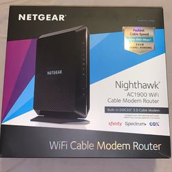 Netgear Nighthawk Ac1900 Wifi Cable Modem Router