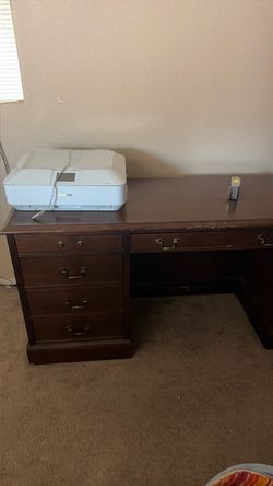 Wood desk