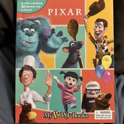 Disney Pixar Toy Story 5, My Busy Books, with 10 Figurines, Storybook & Playmat