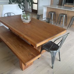 Kayu Teak Dining Table and Bench