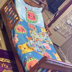 Toddler Bed Frame W/ matress
