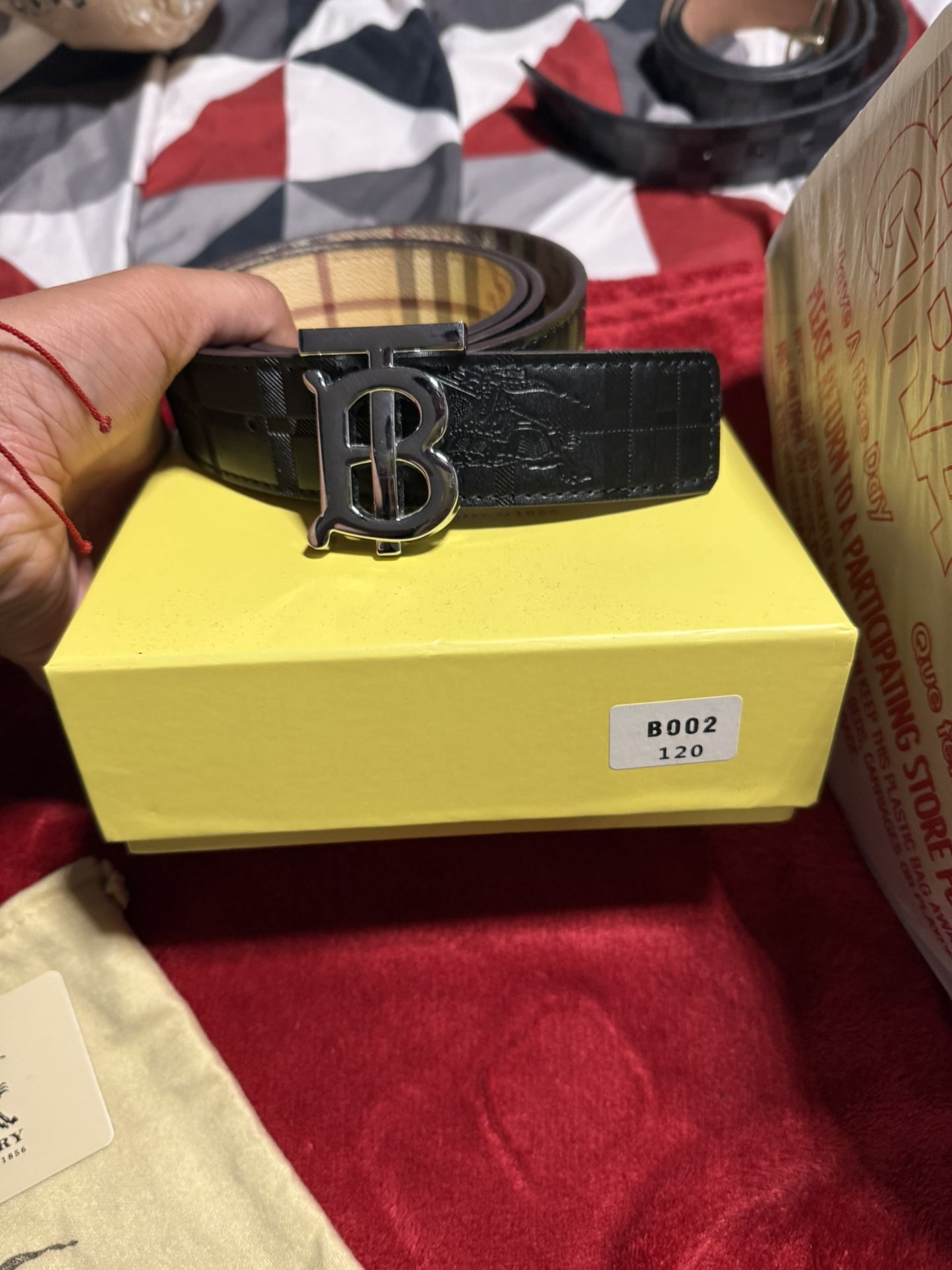 Burberry Reverse Buckle Belt