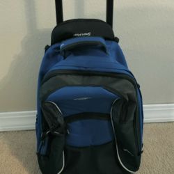 Rolling Travel Backpack/Carry On With Retractable Handle