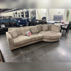 Corduroy Living Room Sectional Sofa  - New Year Sale ✨️ 