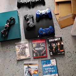 Teal colorXbox one S series & ps 3 consoles