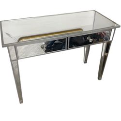Mirrored console table