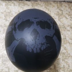 Black Skull Motorcycle Helmet