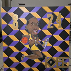 Kobe Bryant Custom Hand Painted Picture 