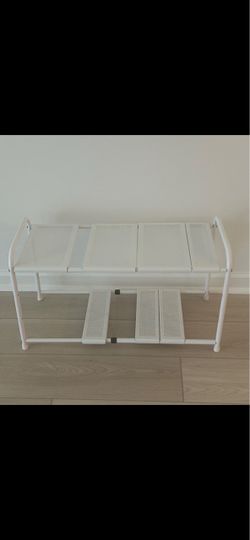 Under the sink  organizer used but perfect condition