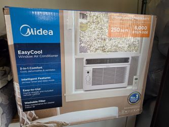 Midea 6,000 BTU Easy Cool Electronic Window Air Conditioner with Remote Control
