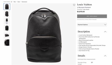 Louis Vuitton Backpack