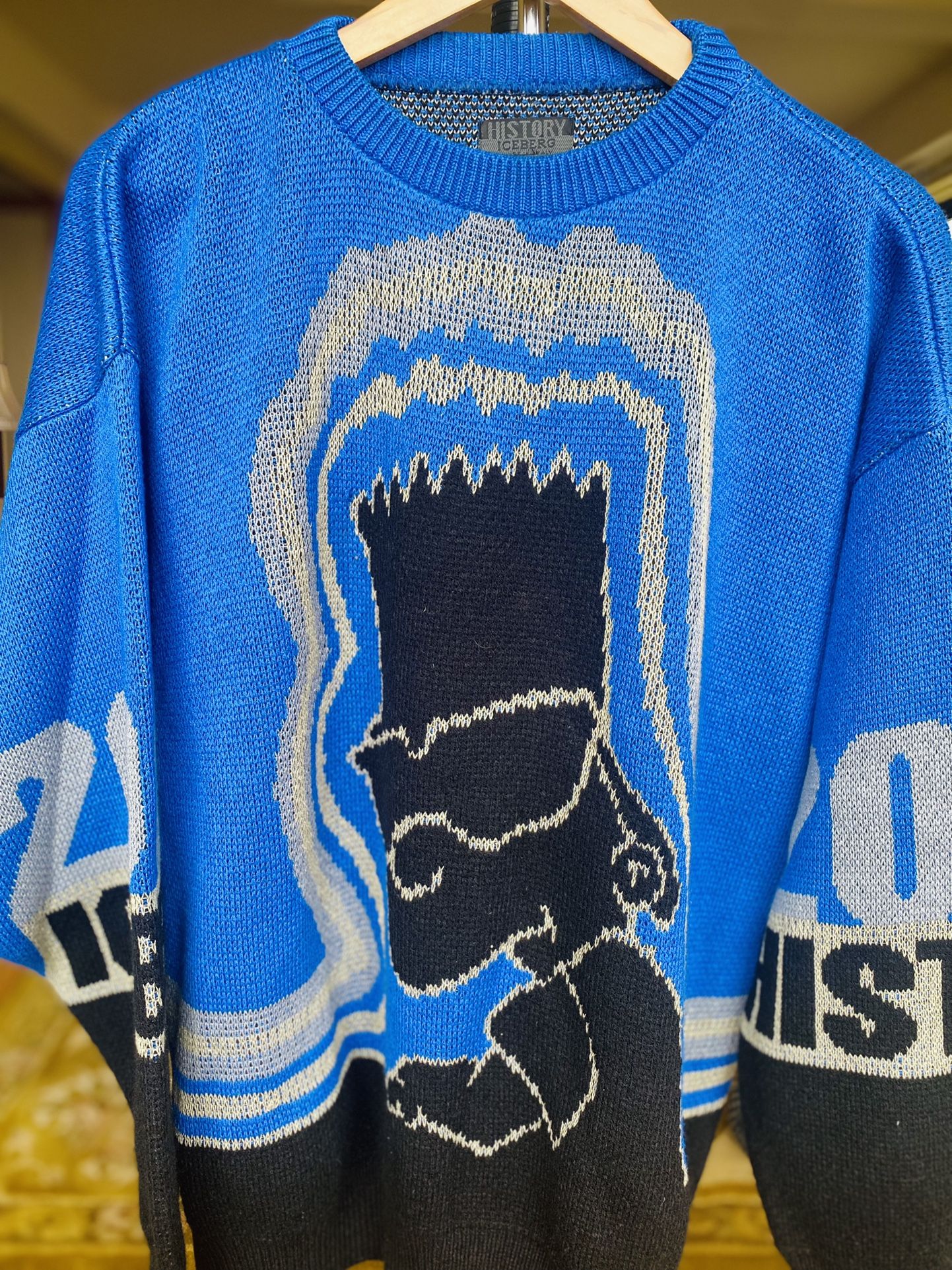 Vintage ICEBERG History Bart Simpson Sweater