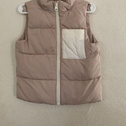 Light Pink Toddler Puffer Jacket 