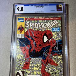 Spider-man #1 Cgc 9.8 Mcfarlane Comic Classic!