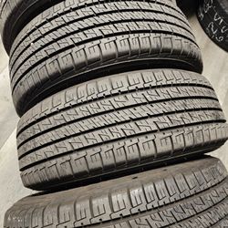 (FOUR) 215 60 16 GOODYEAR TIRES 85% THREAD  $250 INSTALLED 