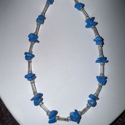 Vintage Genuine Turquoise Ankle Bracelet
