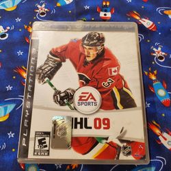 EA Sports NHL 09 Sony Playstation 3 PS3 Case & Game - Tested 