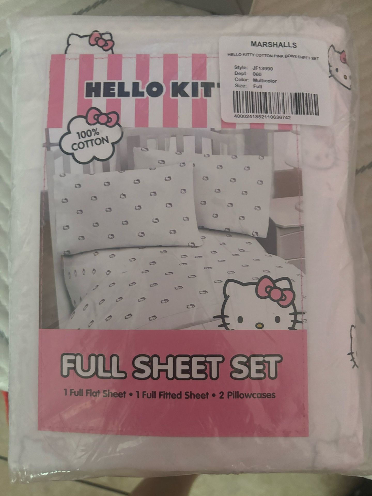 full hello kitty bed sheets