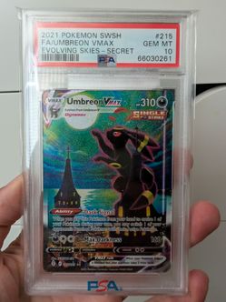 pokemon PSA 10 umbreon vmax evolving skies