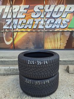 PAIR OF 265/35/19. CONTINENTAL EXTREME CONTACT DWS ⁰⁶ PLUS