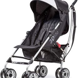 Summer Infant 3Dlite Convenience Stroller, Black – Lightweight