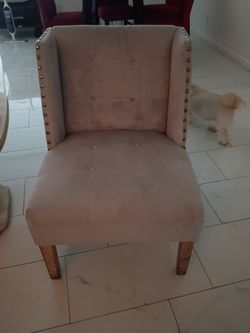 Velvet chair