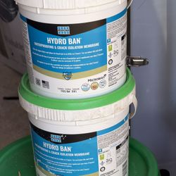 Brand new LATICRETE Hydro Ban for sale. Two 1 Gallon buckets 