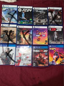 Ps5/Ps4 games  11 games