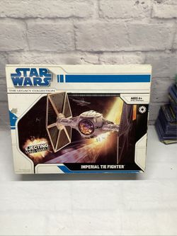 Star Wars Imperial TIE Fighter Action Figure The Legacy Collection 2008 Sealed