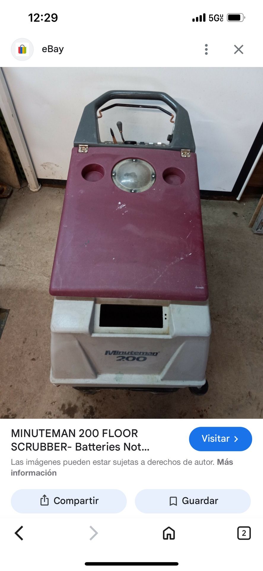 FLOOR SCRUBBER/ LIMPIADOR PARA PISO