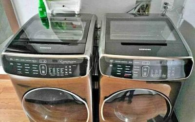Smart Samsung washer and dryer set