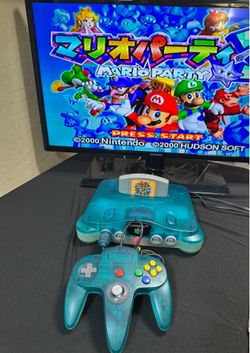 Nintendo 64 Japanese Funtastic Ice Blue