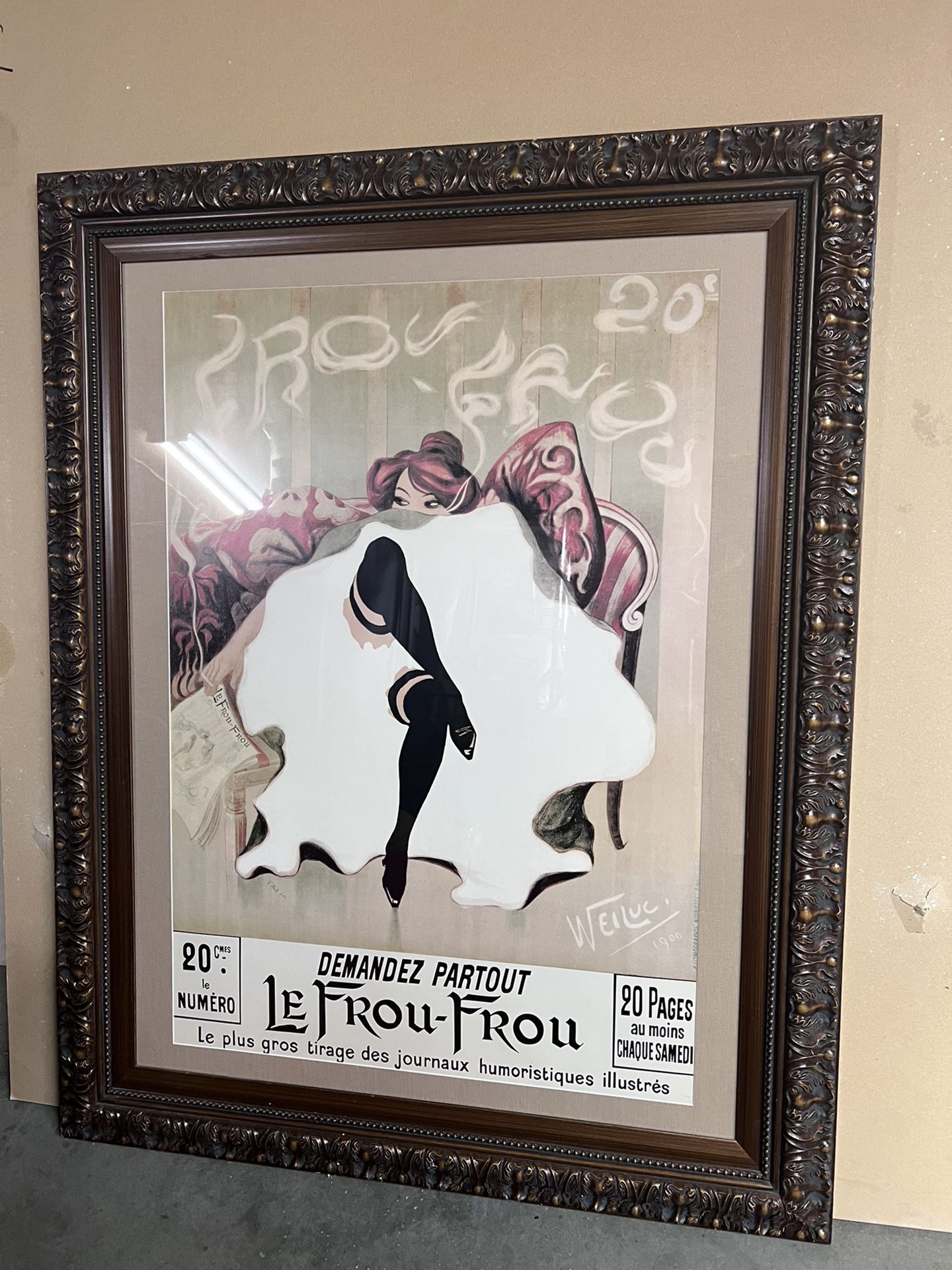 Framed And Matted Poster Art