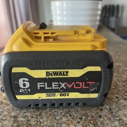 Dewalt FlexVolt Battery 20v/60v 6ah