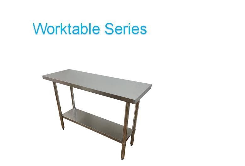 All Stainless Steel Table NSF 24W x 18D x34H ins WTSS-1824-418