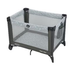 Collapsable Crib, Blue 