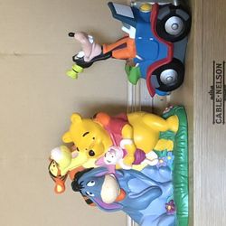 11 - Vintage Walt Disney Hard Plastic Piggy Banks