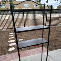 🪴 Bathroom Storage Rack – Metal Frame & Wood Shelves