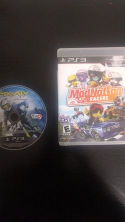 PS3 Racing Games - MX vs ATV Alive and ModNation Racers