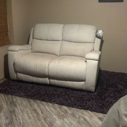 Loveseat And Recliner Chair 