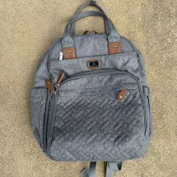 Gray Diaper Bag 