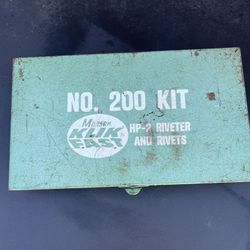 Marson Klik Fast Riveter and Rivet Kit No. 200