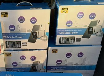 Camera Set Of 4 Solar