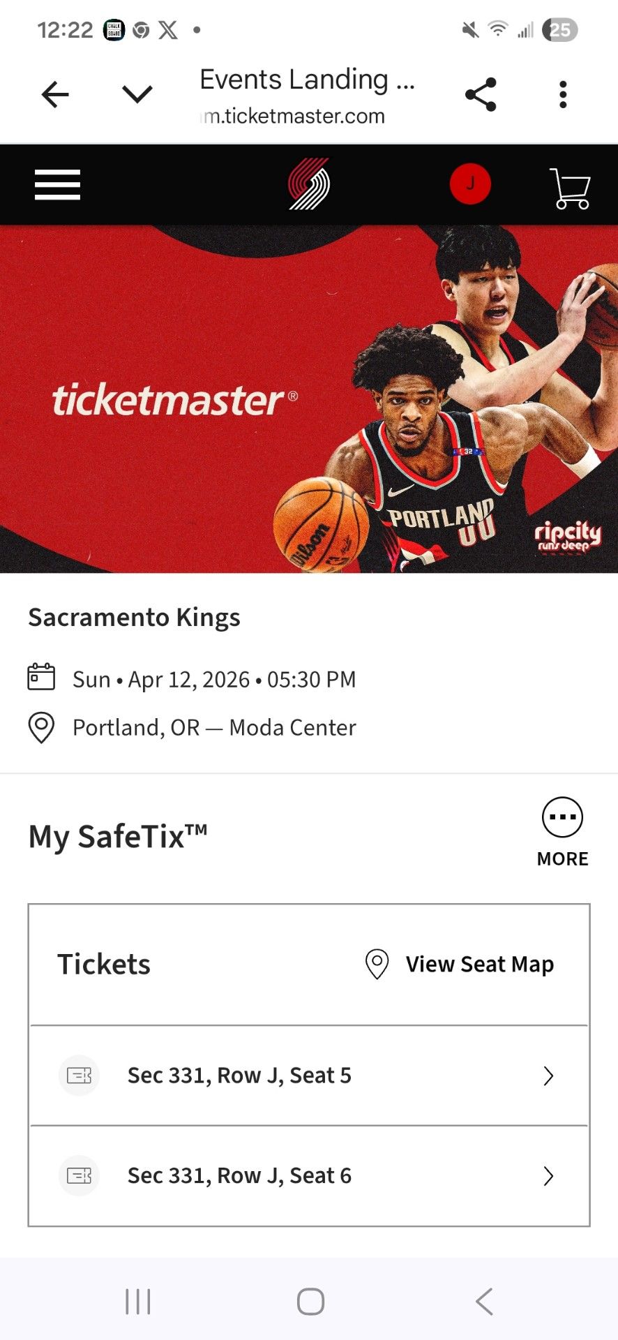 Blazers vs Kings April 12th