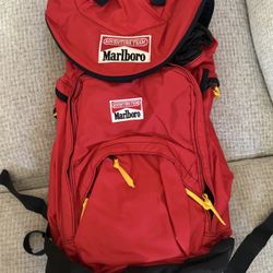 Vintage 90's Marlboro: Adventure Team Large Hiking Backpack AWESOME SHAPE!
